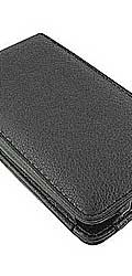Skque Black Leather Case for Apple iPhone 3G 3rd Generation
