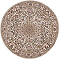 Hand-tufted Astara Ivory Wool Rug (8' Round)