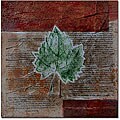 Nicole Dietz 'Rusty Leaf' Canvas Art