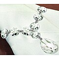 Fifth Avenue Crystal Tear Drop Napkin Rings (Set of 8)