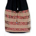 Silk and Cotton 'Ruby Elephant' Shoulder Bag (Thailand)