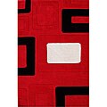 Alliyah Handmade Red New Zealand Blend Wool Rug (5' x 8')