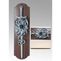 25-inch Sword with 27-inch Dragon Hanging Plaque