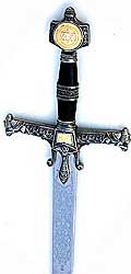 King Solomon 49-inch Sword with Hanging Plaque