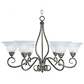 Savoy House San Marcos 6-light Silvertone Chandelier