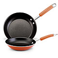 Rachael Ray Porcelain Enamel Orange Twin Pack Cookware