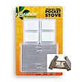 Stainless Steel Adjustable Pocket Stove with 8 Fuel Tabs