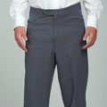 Sansabelt Men's Heather Blue Gabardine Slacks