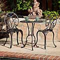 Charleston Aluminum Bronze Bistro Set