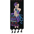 'Lavender Lady' Batik Tapestry (China)