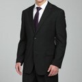 Luca Bertoni Men's Charcoal Two-button Wool Suit