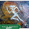 Hand-carved Stone 'The Runner' Inspirational Art