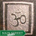 Hand-carved Stone 3D 'Om' Inspirational Art