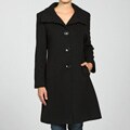 Larry Levine Women's Classic Wool Coat