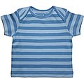 Funkoos Organic Blue Stripes Infant Boy T-Shirt