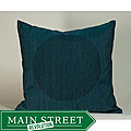 'Spiral' Teal 20x20-inch Decorative Pillow