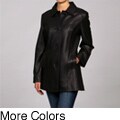 Izod Women's New Zealand Lambskin Coat