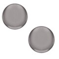 14k White Gold 8mm Ball Stud Earrings
