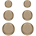 14k Yellow Gold 3, 6 and 8-mm Round Stud Earrings (Pack of 3 Pair)