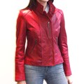 IZOD Women's Lamb Leather Moto-inspired Jacket