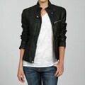 Collezione Women's Plus Size Faux Leather Jacket