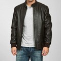 IZOD Men's Lamb Leather Jacket