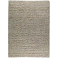 Hand-knotted Goth Multi Stripe Wool Rug (6'6 x 9'9)