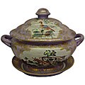 Porcelain Purple Tureen