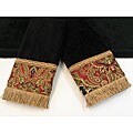 Sherry Kline Tangiers Black 3-piece Decorative Towel Set