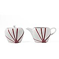 Secrets blog on asian dishes Mikasa Pure Red Sugar and Creamer Set
