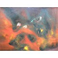 Related information on abstract Beauty Canvas Abstract Red, Orange and Yellow Original Canvas Painting (Cuba)