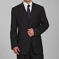 Eddie Domani Men's Pinstripe Suit
