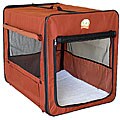 GoPetClub 32-inch Dog Folding Soft Crate