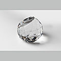 Asfour Crystal Multiple Facet Paperweight Collectible