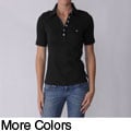 Illusion Junior's Polo Style Knit Top