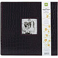 Faux Alligator Leather Postbound Window Album (12x12)