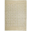 Hand-knotted Marm Beige Wool Runner (2'8 x 7'10)