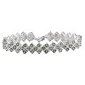 Sterling Silver Green Sapphire Bracelet