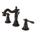 Fontaine Monarch Wide Spread Brushed Bronze Bathroom Faucet
