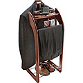 Mahogany Clothes Valet Stand