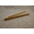 Natural 10-inch Bamboo Tongs (Set of 3)