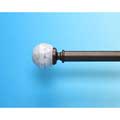 Decorative 88 to 144-inch Adjustable Capiz Curtain Rod