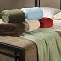 All Seasons Solid Microplush Fleece Blanket