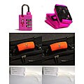 Pink Strap/ Sport Hot Pink TSA Lock Set
