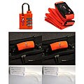 Aero Tangerine Orange TSA Lock with Orange Strap