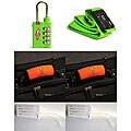 Global Lime Green TSA Lock with Green Strap