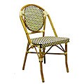 Warehouse of Tiffany Blue Rattan Chairs (Set of 20)