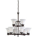 Newport 9-light Bronze Chandelier