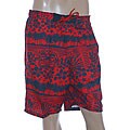 Mad Iguana Men's Tropical Print Cargo Boardshorts