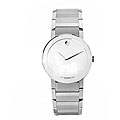 Movado Men's Stainless Steel Mirror-dial Quartz Watch